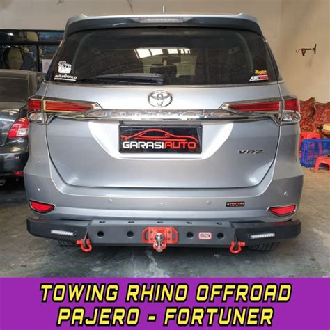 Jual Tanduk Belakang All New Fortuner Vrz Trd Towing Bar Original Rhino