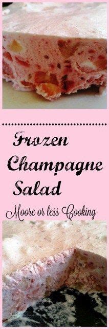 Frozen Champagne Salad Sundaysupper Creamy Delicious Frozen Dessert