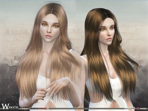 The Sims Resource Wings Hair Sims4 Elev112 F