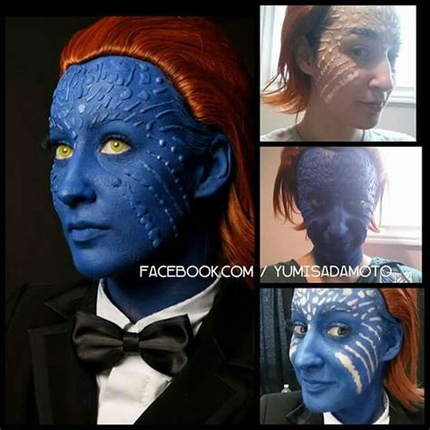 Amazing Mystique makeup | Halloween makeup inspiration, Mystique ...