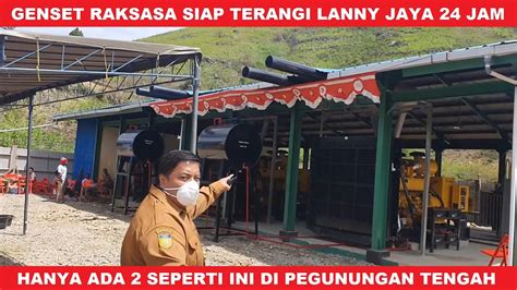 Genset Raksasa Milik Lanny Jaya Siap Jam Youtube