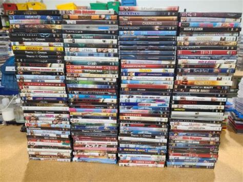 80 Wholesale Lot Dvd Movies Assorted Bulk Free Shipping Video Dvds