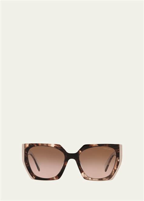 Prada Rectangle Acetate Sunglasses Bergdorf Goodman