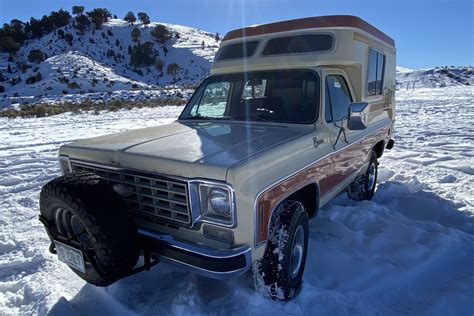 1976 Chevrolet K5 Blazer Cheyenne Chalet Camper For Sale On Bat