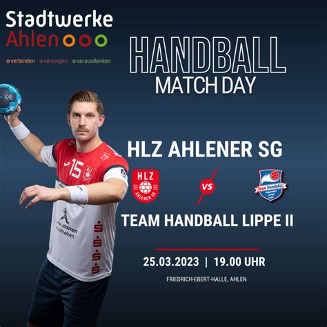 Sport 3 Liga HLZ Ahlener SG Vs Team HandbALL Lippe II Friedrich