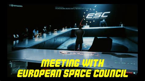 Cyberpunk Meeting With The European Space Council No