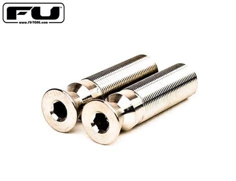 Fu Tone Silver Titanium Bridge Posts For Locking Tremolos Fu Tone