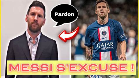 Messi S Excuse Grand Joueur Mais Aussi Grand Homme Youtube