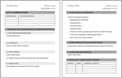 Nih Protocol Template TUTORE ORG Master Of Documents