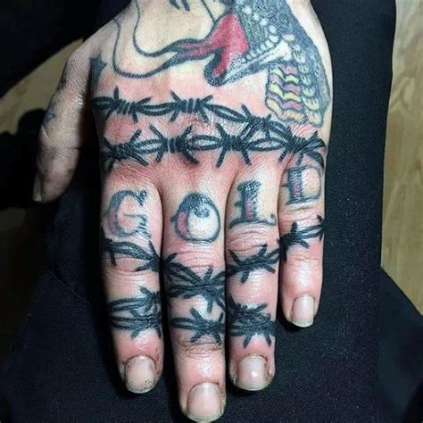 Awesome Barbed Wire Tattoo Designs For Men Guide Barbed