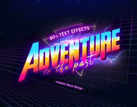 80s Retro Text Effects Vol 2 Add Ons GraphicRiver