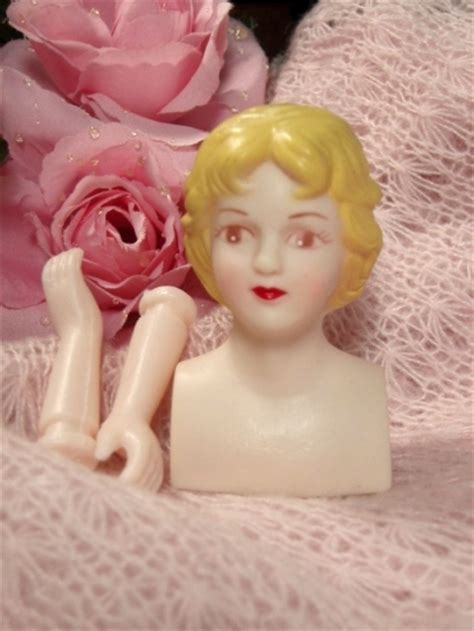 Vinyl Doll Parts Angel Head Blonde