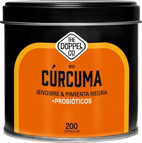 200 Gélules de Curcuma Bio avec Probiotiques Gingembre et Poivre Noir