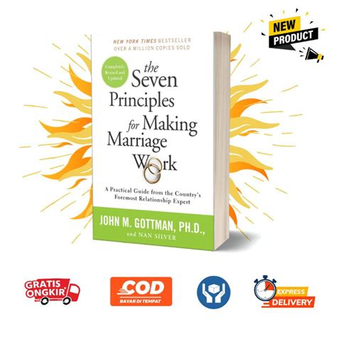 Jual Buku The Seven Principles For Making Marriage Work John M