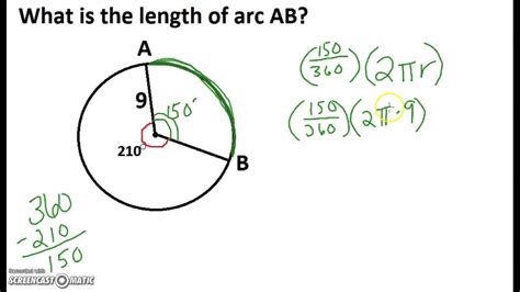 Arc Length And Sector Area