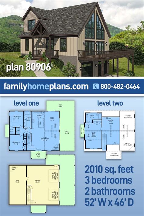 Plan 80906 | Mountain House Plan With Drive-Under Garage | Carriage ...