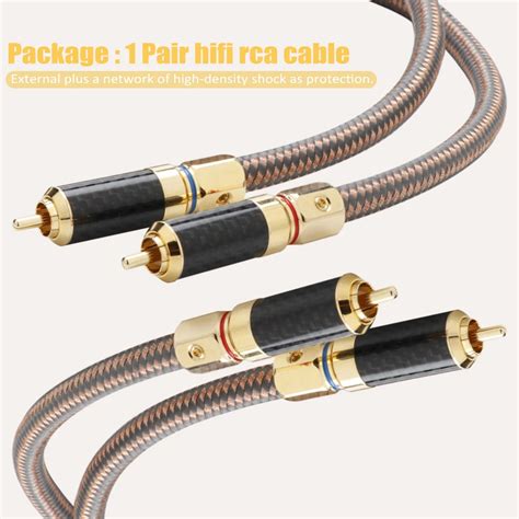 Pair Accuphase Th Rca Cable Anniversary Edition Occ Pure Copper Rca