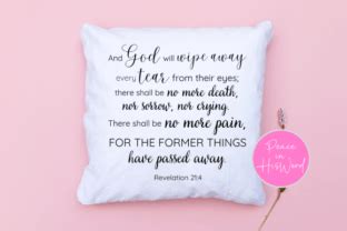 Revelation 21 4 SVG Bible Verse SVG Graphic By Pmjkush Creative Fabrica