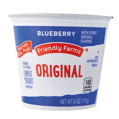 Aldi Friendly Farms Blueberry Original Lowfat Yogurt Same Day Delivery