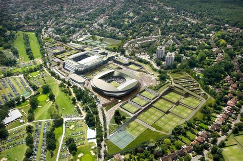 Wimbledon Master Plan Aerial View Of The North Aeltc Wimbledon