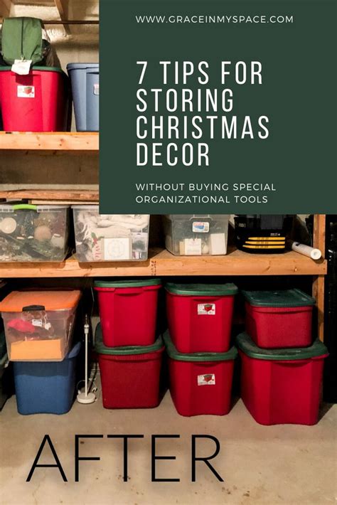 7 Tips For Organized Christmas Decoration Storage Christmas