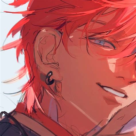 Pin By Duodxiart On Animeillustra Red Hair Anime Guy Anime Anime Red Hair