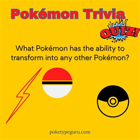 51 Challenging Pokemon Trivia Questions (Hard Pokemon Quiz 2025 ...