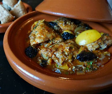 Chicken Tagine with Apricots, Prunes and Preserved Lemon