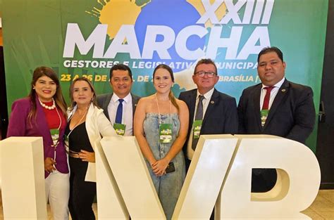 Vereadores de Surubim participam da 23ª Marcha dos Gestores e