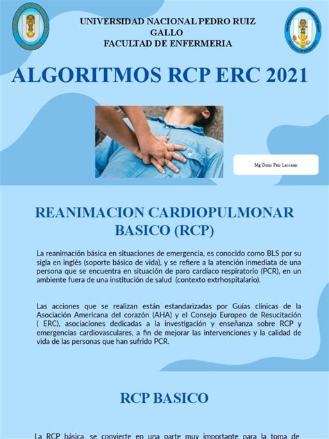 Algoritmos Rcp Pdf Reanimación Cardiopulmonar Medicina Clinica