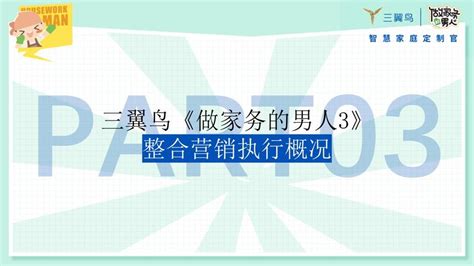 三翼鸟x《做家务的男人3》ip联合整合传播营销 2022金投赏商业创意奖获奖作品