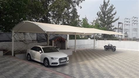 Frp Modular Car Parking Awning Coated At Rs Square Feet In Pune