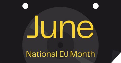 National DJ Month