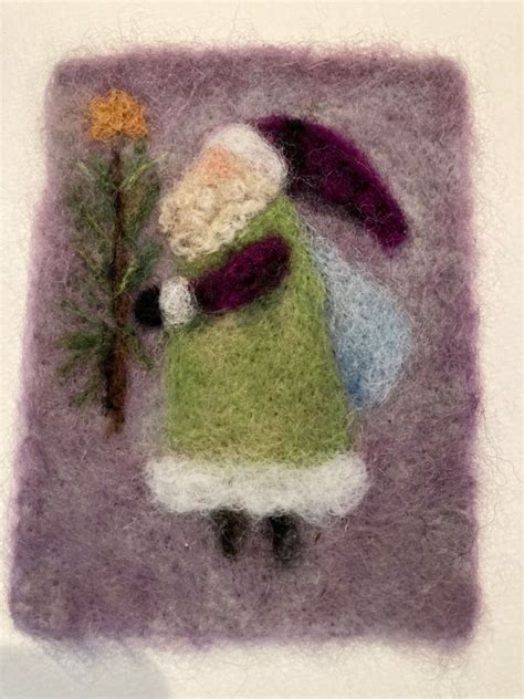 Needle Felted Christmas Card Artofit