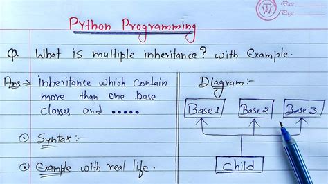 Multiple Inheritance In Python Learn Coding Youtube