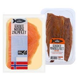 SPAR Vis Marine Gerookte Noorse Zalm Of Makreel Filet Naturel