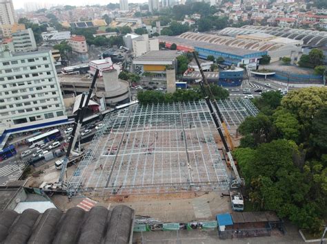 BRT ABC AVANÇA NA CONSTRUÇÃO DO NOVO TERMINAL SÃO BERNARDO