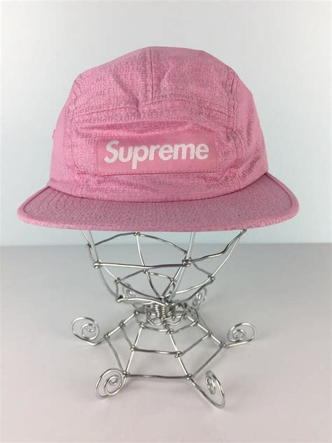Supreme シュプリーム キャップ FREE ポリエステル PNK Fuck Everybody Jacquard Camp Cap 19SS 中古品の販売通販ならセカンドストリート