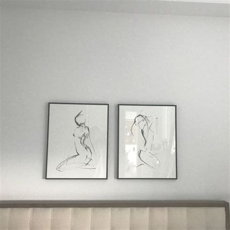 Set Of Black And White Nude Female Figure Drawing Etsy Dance Art Prints Drawings Figure