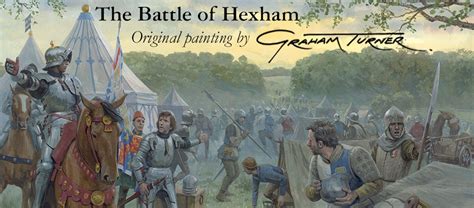 The Battle Of Hexham 1464 Original Painting By Graham Turner