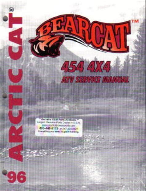 1997 Arctic Cat Bearcat 454 Parts Manual