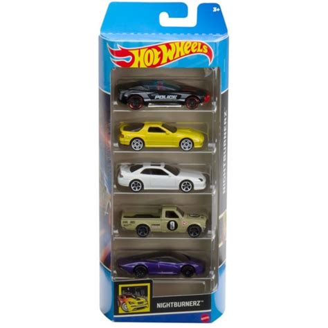 Set Masinute HOT WHEELS Nightburnerz HFV Ani Multicolor