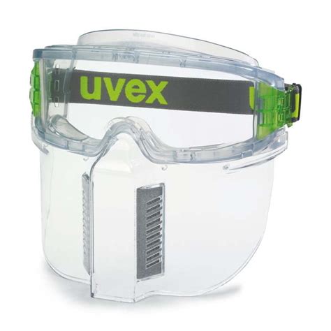 Uvex Ultrashield Safety Goggles With Lower Face Guard 9301 383 Clear