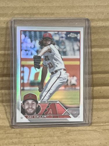 Topps Chrome Zac Gallen Refractor Arizona Diamondbacks Ebay