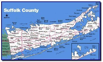 Map Of Suffolk County Ny Color 2018