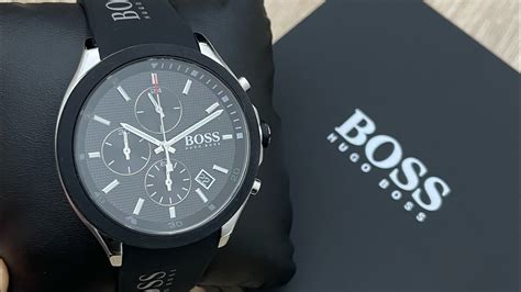 Hugo Boss Velocity Chronograph Mens Watch 1513716 Unboxing