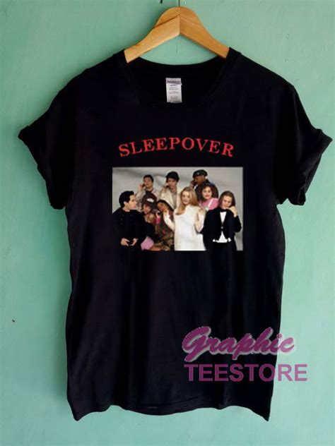 Clueless Cast Sleepover Graphic Tee Shirts Graphicteestore