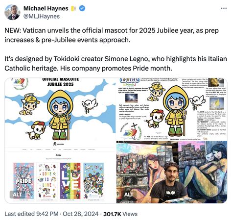 October Th Tweet By Mljhaynes Luce The Vatican S Anime