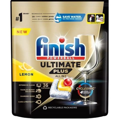 Finish ultimate plus kapsułki do zmywarki 36 lemon Lombard 66