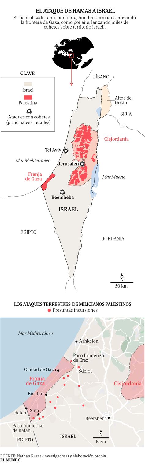 Hamas Lanza Su Mayor Ataque Por Tierra Aire Y Mar Desde Gaza E Israel Declara El Estado De